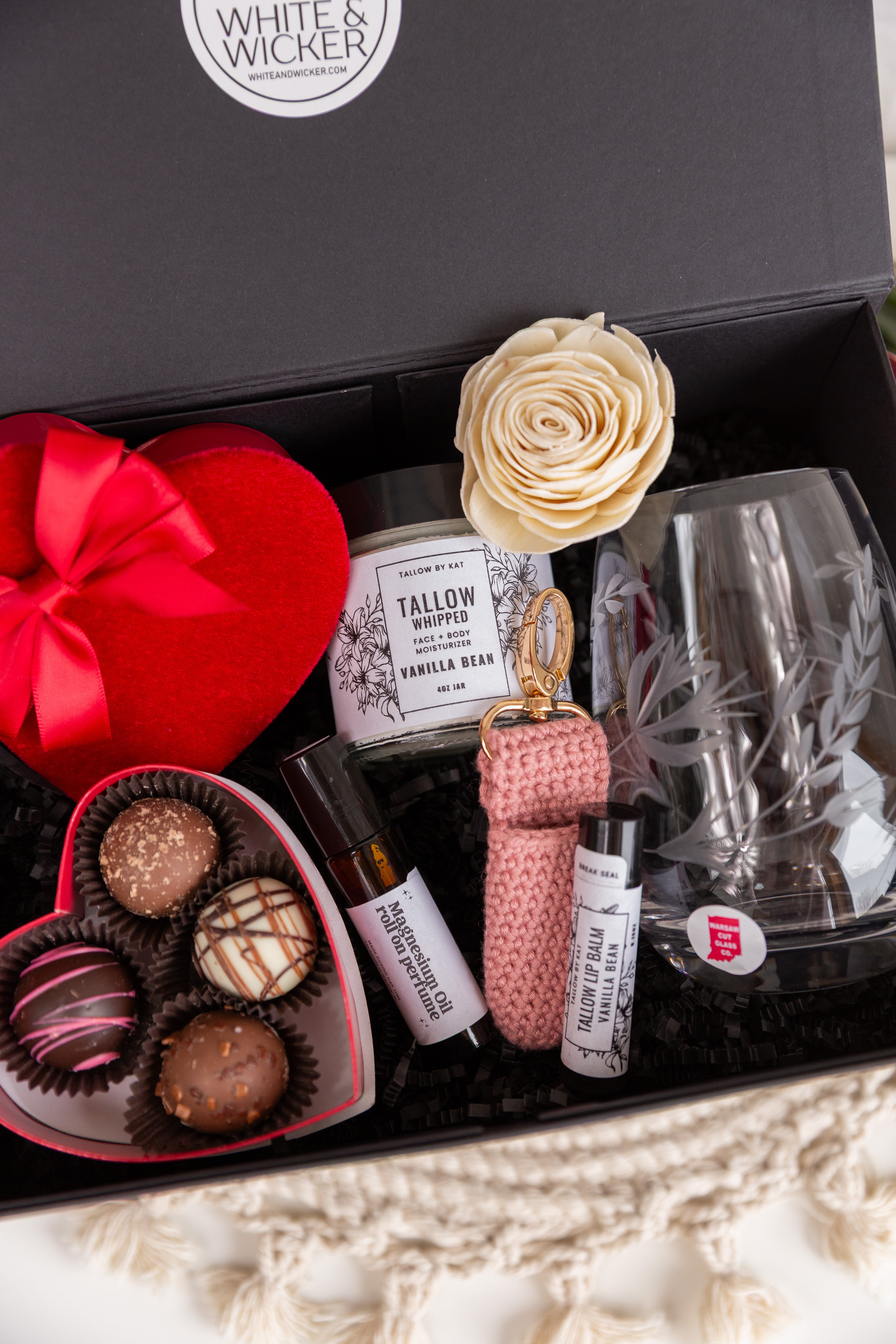 Valentine's Wine & Chocolate Gift Box
