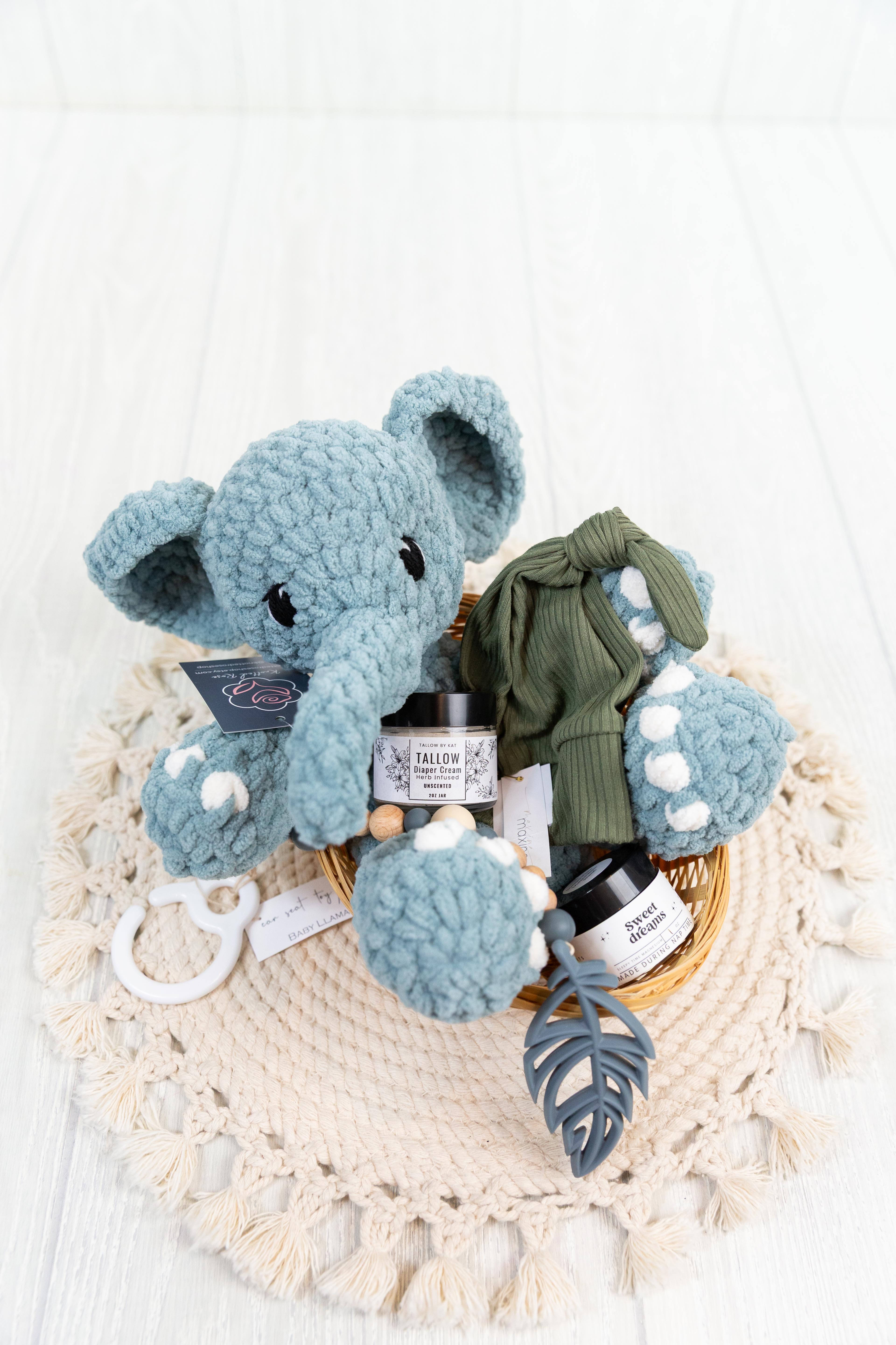 Welcome Baby Boy Basket