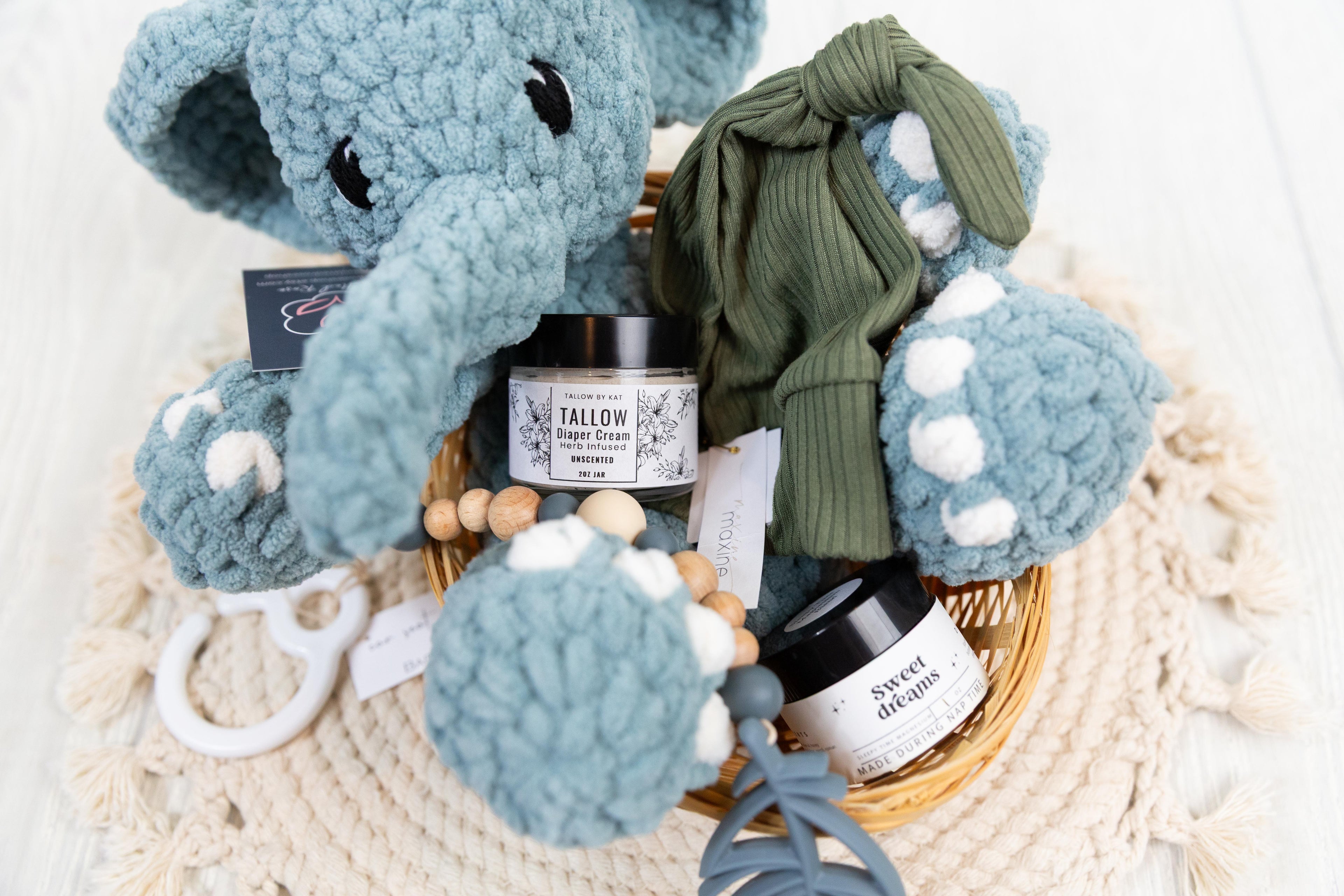 Welcome Baby Boy Basket
